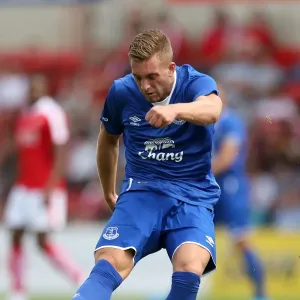 Gerard Deulofeu in Action: Everton's Pre-Season Friendly vs Swindon Town at The County Ground