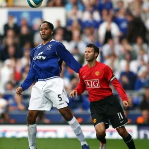 Giggs vs Lescott: Premier League Showdown at Goodison Park, 2007 - Everton vs Manchester United Giggs vs Lescott: Premier League Showdown at Goodison Park, 2007 - Everton vs Manchester United