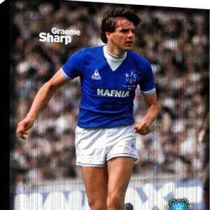 Graeme Sharp Retro Canvas