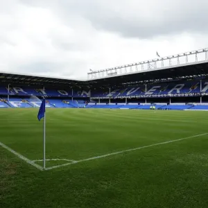 Grandstand View at Everton's Home Ground, Goodison Park Grandstand View at Everton's Home Ground, Goodison Park