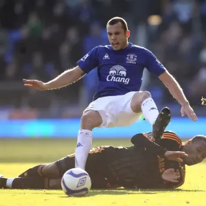 Heitinga vs. Drogba: Everton vs. Chelsea's Intense FA Cup Fourth Round Battle at Goodison Park Heitinga vs. Drogba: Everton vs. Chelsea's Intense FA Cup Fourth Round Battle at Goodison Park