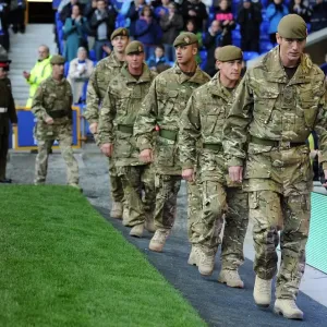 Honoring Servicemen: Everton Football Club's Goodison Park Pre-Match Ceremony (Everton vs. Arsenal, BPL 2010) Honoring Servicemen: Everton Football Club's Goodison Park Pre-Match Ceremony (Everton vs. Arsenal, BPL 2010)