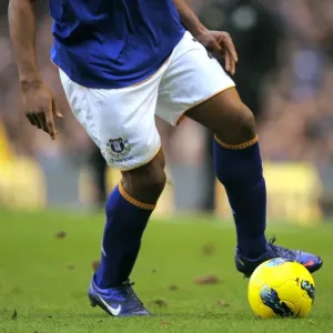 Intense Battle at Goodison Park: Everton Player in Command Intense Battle at Goodison Park: Everton Player in Command