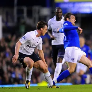 Intense Clash: Jelavic vs Parker at Goodison Park - Everton vs Tottenham, Barclays Premier League (10 March 2012) Intense Clash: Jelavic vs Parker at Goodison Park - Everton vs Tottenham, Barclays Premier League (10 March 2012)