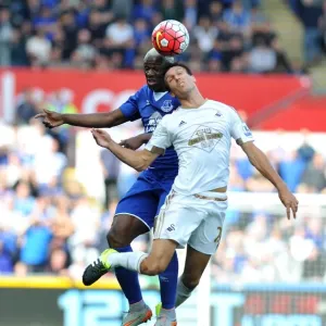 Intense Face-off: Jack Cork vs. Arouna Kone at Swansea City's Liberty Stadium Intense Face-off: Jack Cork vs. Arouna Kone at Swansea City's Liberty Stadium