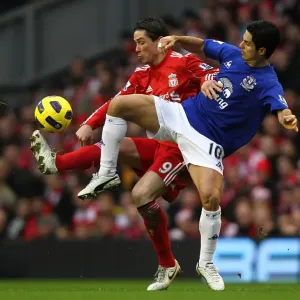 Intense Rivalry: Arteta vs Torres at Anfield - Liverpool vs Everton, Barclays Premier League (16 January 2011) Intense Rivalry: Arteta vs Torres at Anfield - Liverpool vs Everton, Barclays Premier League (16 January 2011)