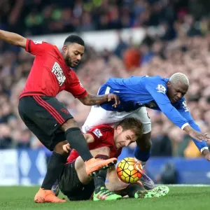 Intense Rivalry: Dawson vs. Sessegnon - Everton vs. West Bromwich Albion's Epic Battle for the Ball Intense Rivalry: Dawson vs. Sessegnon - Everton vs. West Bromwich Albion's Epic Battle for the Ball