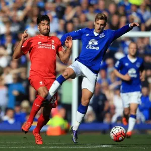 Intense Rivalry: Deulofeu vs. Can Battle at Goodison Park - Everton vs. Liverpool, Premier League Intense Rivalry: Deulofeu vs. Can Battle at Goodison Park - Everton vs. Liverpool, Premier League