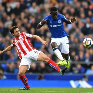 Intense Rivalry: Gueye vs. Allen - Everton vs. Stoke City at Goodison Park