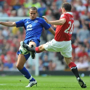 Premier League Framed Print Collection: 23 April 2011 Manchester United v Everton