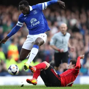 Intense Rivalry: Lukaku vs. Kim - Everton's Hard-Fought Victory over Cardiff City (15-03-2014, Goodison Park) Intense Rivalry: Lukaku vs. Kim - Everton's Hard-Fought Victory over Cardiff City (15-03-2014, Goodison Park)