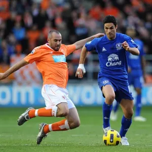 Intense Rivalry: Mikel Arteta vs Gary Taylor-Fletcher, Blackpool vs Everton, Premier League Intense Rivalry: Mikel Arteta vs Gary Taylor-Fletcher, Blackpool vs Everton, Premier League