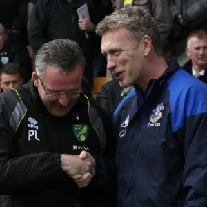 Intense Rivalry: Moyes vs. Lambert Face-Off at Carrow Road (April 2012) Intense Rivalry: Moyes vs. Lambert Face-Off at Carrow Road (April 2012)