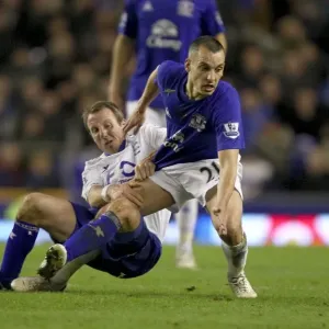 Intense Rivalry: Osman vs. Bowyer at Goodison Park - Everton vs. Birmingham City, Barclays Premier League (09 Mar 2011) Intense Rivalry: Osman vs. Bowyer at Goodison Park - Everton vs. Birmingham City, Barclays Premier League (09 Mar 2011)