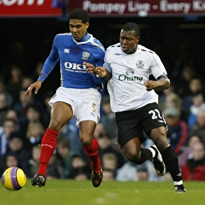 Intense Rivalry: Yakubu vs. Johnson - Portsmouth vs. Everton Premier League Clash, December 1, 2007