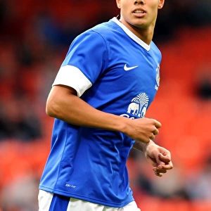 Jack Rodwell in Action: Everton's Pre-Season Battle at Tannadice Park Against Dundee United