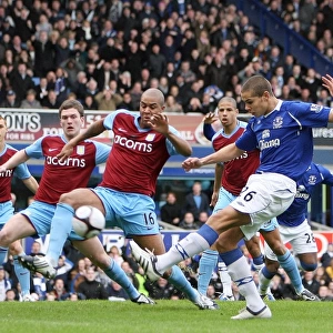 Jack Rodwell Scores First Everton Goal: Everton FC v Aston Villa, FA Cup Fifth Round, Goodison Park (Feb 15, 2009)