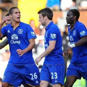 Jack Rodwell's Third Goal: Everton's Victory Against Fulham in Barclays Premier League (23 October 2011)
