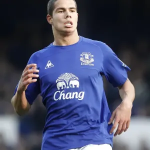 Jack Rodwell's Unwavering Determination: Everton vs. Chelsea, FA Cup Fourth Round, Goodison Park (2011) Jack Rodwell's Unwavering Determination: Everton vs. Chelsea, FA Cup Fourth Round, Goodison Park (2011)