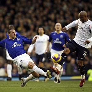 Jagielka vs. Diouf: Everton vs. Bolton Wanderers in Premier League Clash (December 26, 2007)