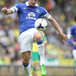 Phil Jagielka Print: Norwich City vs. Everton Barclays Premier League Draw Phil Jagielka Print: Norwich City vs. Everton Barclays Premier League Draw