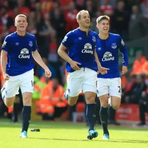Jagielka's Historic Goal: Everton's Triumph over Liverpool at Anfield Jagielka's Historic Goal: Everton's Triumph over Liverpool at Anfield