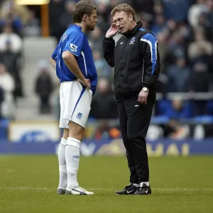 James Beattie and David Moyes