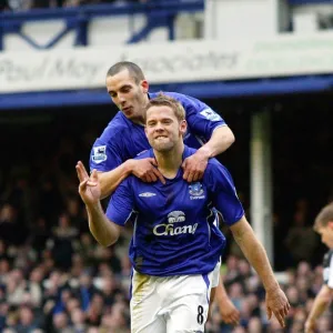 James Beattie and Leon Osman