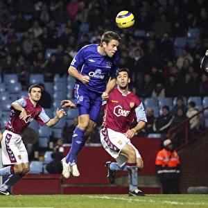James Beattie's Heart-Stopping Near-Miss: A Thwarted Goal Attempt for Everton FC (First Half)