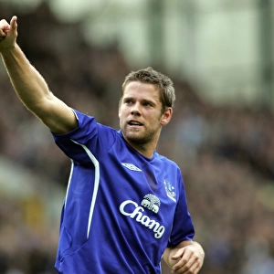 James Beattie's Thumbs-Up: Everton's Winning Moment