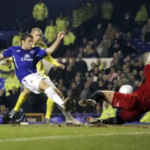 James Beattie's Thwarted Goal: A Heart-Stopping Moment for Everton FC James Beattie's Thwarted Goal: A Heart-Stopping Moment for Everton FC