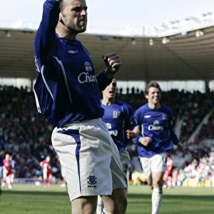 James McFadden's Debut Goal: Everton's Triumph at Middlesbrough, FA Barclays Premiership 05/06