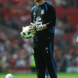 Jan Mucha Print - Everton Goalkeeper at Old Trafford Jan Mucha Print - Everton Goalkeeper at Old Trafford