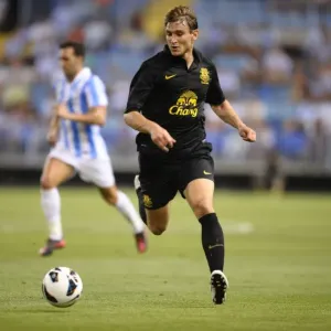 Jelavic in Action: Everton vs Malaga CF - Pre-Season Friendly at La Rosaleda Stadium