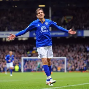 Jelavic Brace: Everton's Double Strike Against Fulham (Everton 2-0), Barclays Premier League, Goodison Park (28 April 2012) Jelavic Brace: Everton's Double Strike Against Fulham (Everton 2-0), Barclays Premier League, Goodison Park (28 April 2012)