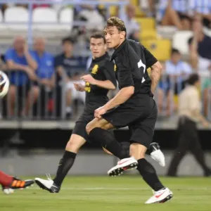 Jelavic's Determined Strike: Everton vs Malaga CF Pre-Season Friendly at La Rosaleda Stadium