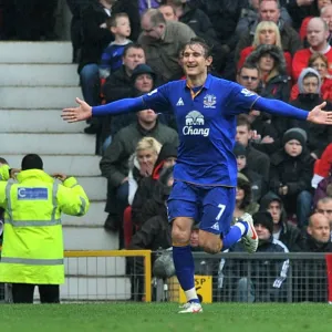 Jelavic's Thriller: Everton's Opening Goal vs. Manchester United in the Premier League (22 April 2012, Old Trafford)