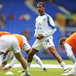 Jermaine Beckford's Intense Warm-Up Ahead of Everton vs. Blackburn Rovers (16 April 2011) Jermaine Beckford's Intense Warm-Up Ahead of Everton vs. Blackburn Rovers (16 April 2011)