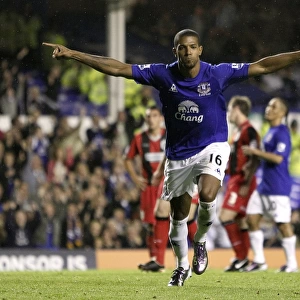Jermaine Beckford's Penalty Secures Everton's Carling Cup Victory over Huddersfield Town (25 August 2010)