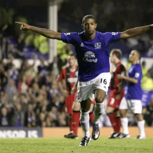Jermaine Beckford's Penalty Secures Everton's Carling Cup Victory over Huddersfield Town (25 August 2010) Jermaine Beckford's Penalty Secures Everton's Carling Cup Victory over Huddersfield Town (25 August 2010)