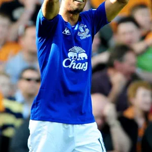 Premier League Photographic Print Collection: 09 April 2011 Wolverhampton Wanderers v Everton