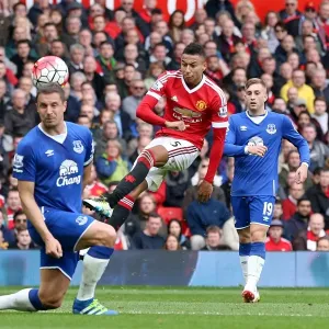 Jesse Lingard Print - Manchester United vs Everton at Old Trafford