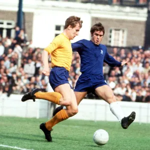 Joe Royle in action against Chelsea