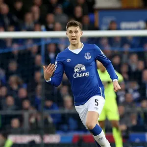 John Stones in Action: Everton vs Swansea City, Premier League - Goodison Park John Stones in Action: Everton vs Swansea City, Premier League - Goodison Park