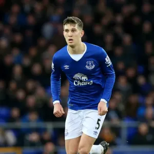John Stones in Action: Everton vs Swansea City, Premier League at Goodison Park John Stones in Action: Everton vs Swansea City, Premier League at Goodison Park