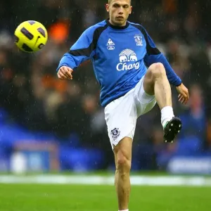 Johnny Heitinga in Action: Everton vs. Blackpool, Barclays Premier League (05 February 2011), Goodison Park Johnny Heitinga in Action: Everton vs. Blackpool, Barclays Premier League (05 February 2011), Goodison Park
