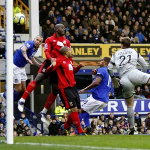 Johnny Heitinga Scores the First Goal for Everton Against Tamworth in FA Cup Round 3 (07 January 2012) Johnny Heitinga Scores the First Goal for Everton Against Tamworth in FA Cup Round 3 (07 January 2012)
