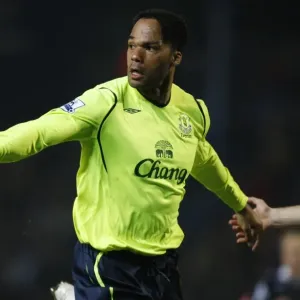 Joleon Lescott in Action Print Joleon Lescott in Action Print