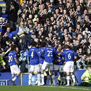 Joleon Lescott Scores Everton's Second Goal vs Stoke City (08/09 Season)