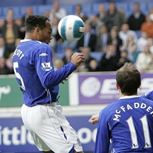 Joleon Lescott Scores First Everton Goal: Everton vs. Middlesbrough, Barclays Premier League (September 30, 2007)